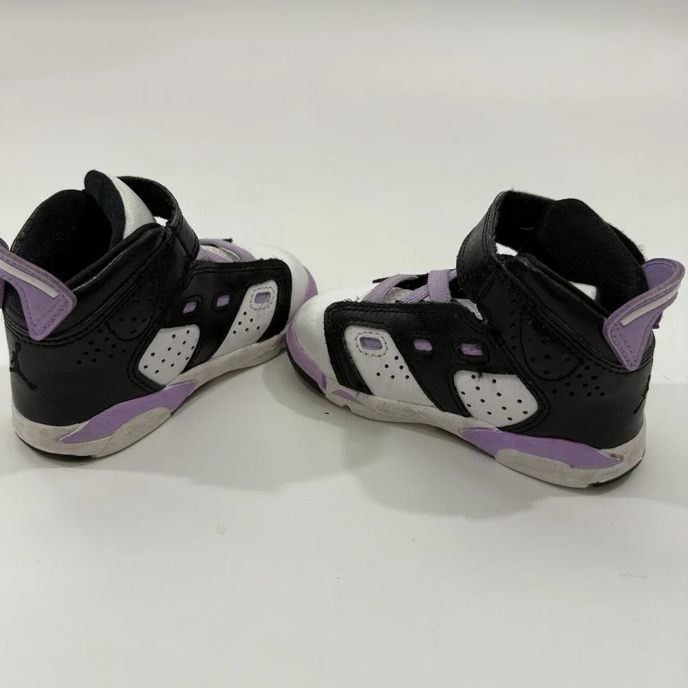 Nike Air Jordan TD Shoes Sneakers DM1158-015 Purple White Black Toddlers Size 6C